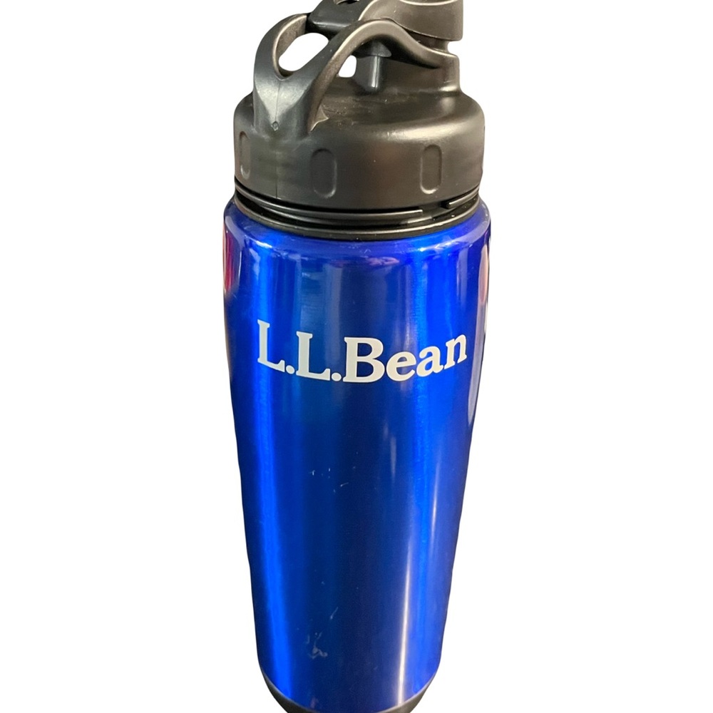L.L. Bean Metallic Blue Hydration Bottle